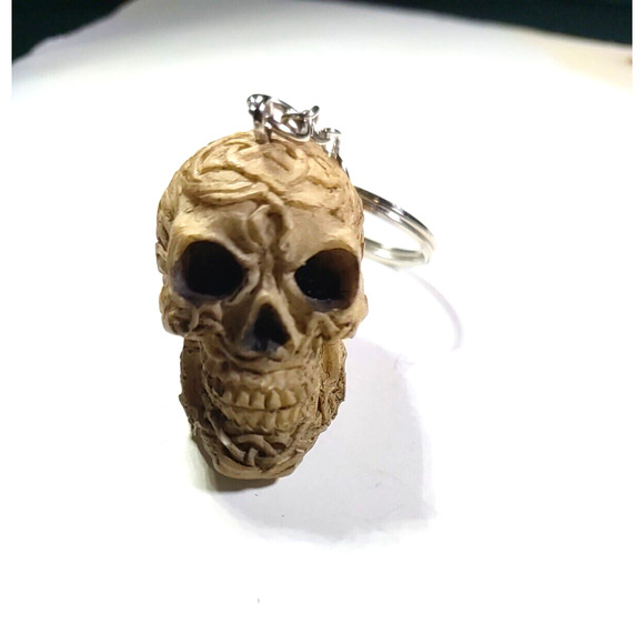 Skull Man Hard Resin ? Keychain Death Halloween Crafts - Picture 4 of 7